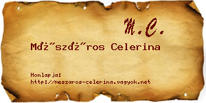 Mészáros Celerina névjegykártya